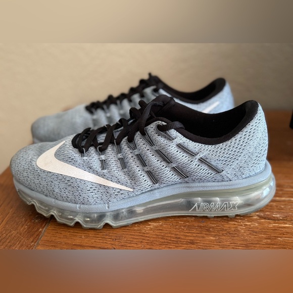 Nike Air Max 2016 Athletic Running Training Shoe W Sz. 9 806772-405 Blue/Grey - Picture 1 of 11